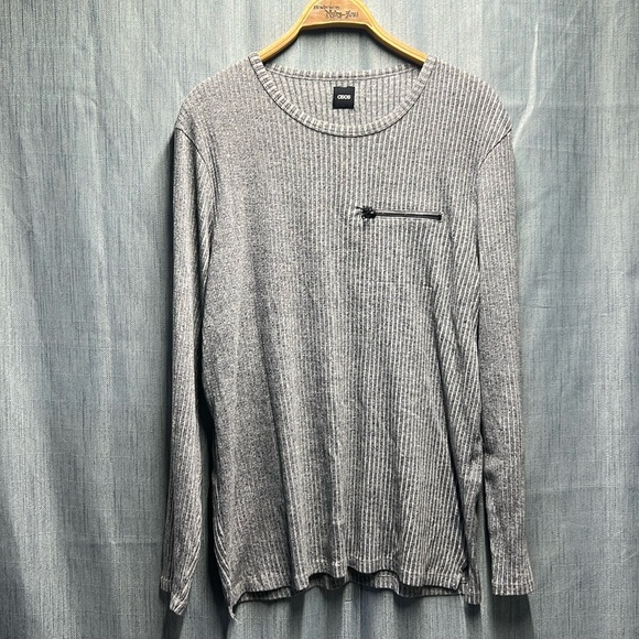 ASOS gray long sleeve top size large - Picture 1 of 9